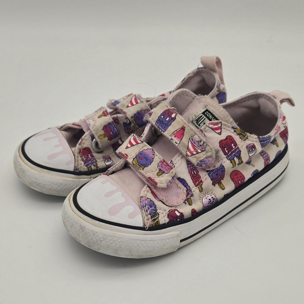 Converse All Star girls shoes size 9 toddler Popsicles